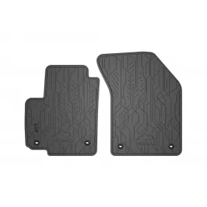 Specific front rubber mats suitable for Fiat Sedici 2005-2014, Suzuki Swift 2004-2010, SX4 2006-2014, 2-piece set, black color