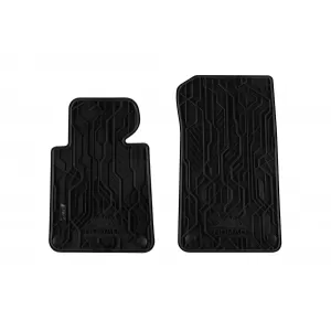 Mochete de cauciuc frontale specifice, potrivite pentru BMW Seria 3 E46 sedan, combi 1998-2005, set de 2 piese, culoare neagră
