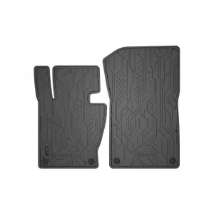 Mochete din cauciuc frontale specifice, potrivite pentru BMW X3 E83 2003-2010, set de 2 piese, culoare neagră