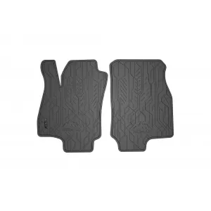 Mănuși de cauciuc frontale specifice, potrivite pentru Opel Astra G 1998-2009, set de 2 piese, culoare neagră