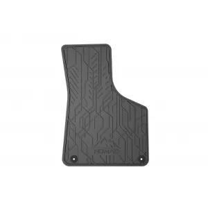 Covorașe de cauciuc frontale specifice, potrivite pentru Audi A3, Sportback, RS3 8P 2003-2013, set de 2 piese, culoare neagră-image-6256586