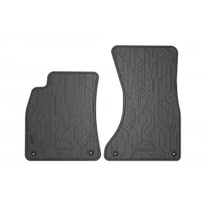 Mănuși de cauciuc frontale specifice, potrivite pentru Audi A5 8T 2007-2016, set de 2 piese, culoare neagră
