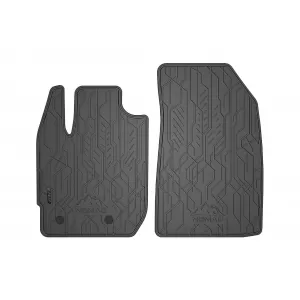 Mochete de cauciuc frontale specifice, potrivite pentru Dacia Duster 2017-2021, set de 2 piese, culoare neagră din seria Frogum NOMAD