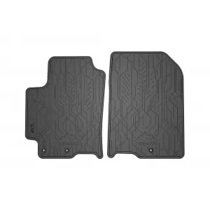 Mochete de cauciuc frontale specifice, potrivite pentru Kia Rio 2016-2020, Stonic după 2017, set de 2 piese, culoare neagră din seria Frogum NOMAD