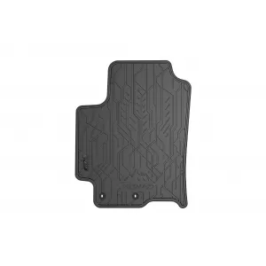 Mochete de cauciuc frontale specifice, potrivite pentru Kia Rio 2016-2020, Stonic după 2017, set de 2 piese, culoare neagră din seria Frogum NOMAD-image-6256750