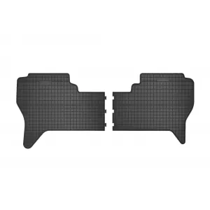 Specific rubber mats suitable for Mitsubishi Pajero 2001-2007, 2 pieces, black, rear