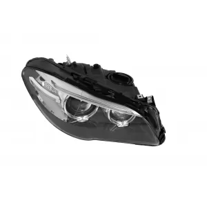 Faro xenon destro adatto per BMW Serie 5 F10 berlina, F11 station wagon 2014-2017 con base nera-image-6256873