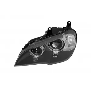 Faro Xenon adattivo sinistro adatto per BMW X5 E70 LCI 2011-2013 con base nera-image-6256891