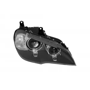 Faro Xenon adattivo destro adatto per BMW X5 E70 LCI 2011-2013 con base nera-image-6256897