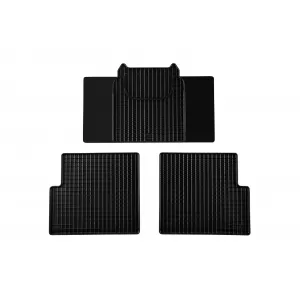 Mochete din cauciuc Gumarny Zubri potrivite pentru Mercedes G class W463 1990-2018 cu ampatament lung, set de 5 piese, culoare neagră-image-6256991
