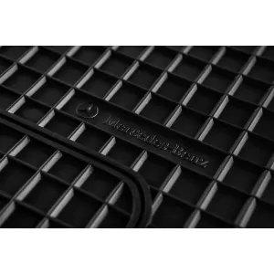 Mochete din cauciuc Gumarny Zubri potrivite pentru Mercedes G class W463 1990-2018 cu ampatament lung, set de 5 piese, culoare neagră-image-6256994