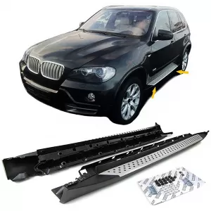 image-42-Alumínium fellépő oldalsó védelem OE stílusú ABE-vel BMW X5 E70 06-13