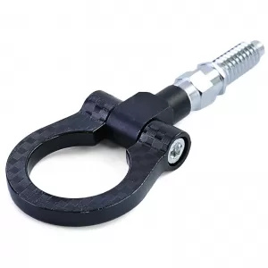 Abschlepphaken schwarzes Zugauge geeignet für BMW E36 E46 E39 E90 E87 Z3 Z4 Mini-image-6257125