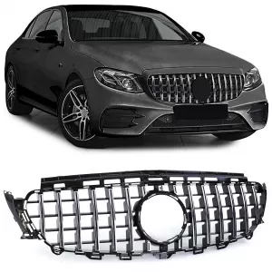 Sport grille black chrome fits for Mercedes E W213 S213 C238 A238 16-20