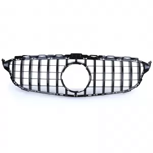 Sport grille glossy black fits Mercedes C-Class W205 S205 2014-2018