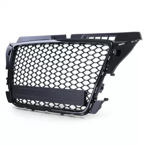 Honeycomb Grille Radiator Grille Sport Look Black Gloss Matte for Audi A3 8P 08-13