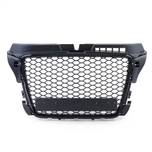 Honeycomb Grille Radiator Grille Sport Look Black Gloss Matte for Audi A3 8P 08-13