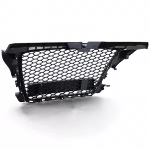 Honeycomb Grille Radiator Grille Sport Look Black Gloss Matte for Audi A3 8P 08-13