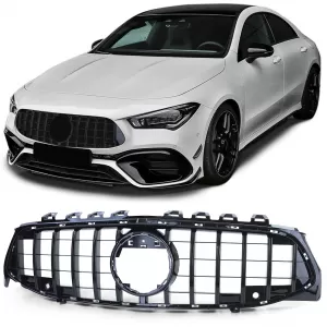 image-75-Sport hűtőrács fényes fekete Mercedes CLA C118 X118 2019-