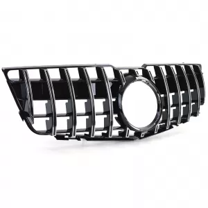 Sport radiator grille black gloss chrome for Mercedes GLK X204 08-12 pre-facelift