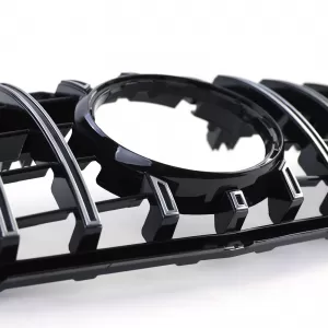 Sport radiator grille black gloss chrome for Mercedes GLK X204 08-12 pre-facelift