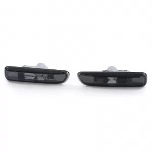Clear glass side indicators black smoke suitable for 3 Series BMW E46 98-03