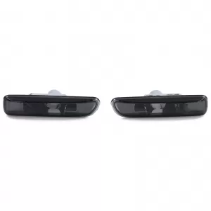 Clear glass side indicators black smoke suitable for 3 Series BMW E46 98-03