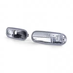 Clear Glass Front Indicator Chrome for VW New Beetle 98-06