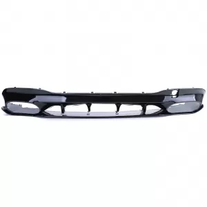 Diffusore posteriore nero lucido + doppi terminali di scarico cromati adatto per Mercedes CLA C118 X118-image-6257374