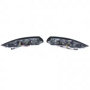 Fari posteriori a LED con barra luminosa fumi neri adatti per Porsche 911 997 coupe cabrio 04-08-image-6257410