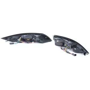 Fari posteriori a LED con barra luminosa fumi neri adatti per Porsche 911 997 coupe cabrio 04-08-image-6257412