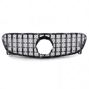 Sport grille front grill gloss black fits for Mercedes GLA X156 2013-2016