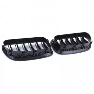 Double Slat Kidney Grille Performance Gloss Black for 5 Series BMW F10 F11 2010-2017