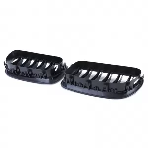 Double Slat Kidney Grille Performance Gloss Black for 5 Series BMW F10 F11 2010-2017