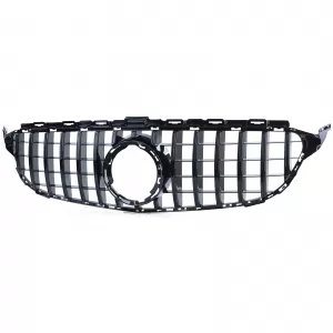 Sport grille gloss black for Mercedes C-Class W205 S205 18-21