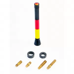 11cm car short rod antenna Germany flag for VW Golf 3 4 5 Polo 6N2 9N Bora