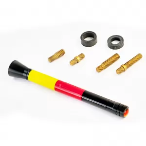 11cm car short rod antenna Germany flag for VW Golf 3 4 5 Polo 6N2 9N Bora