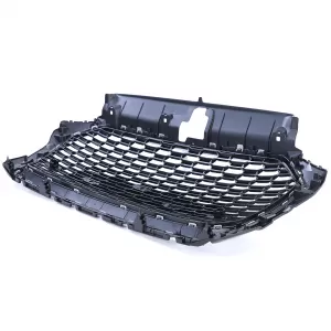 Sport grille honeycomb grille black gloss silver for Audi A3 8V 16-20 without ACC