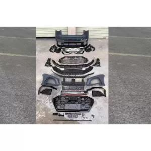 Kit carrozzeria per Audi Q8 SUV 2018-2023 RS Design Paraurti Griglia scarico-image-6328508