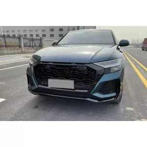 Kit carrozzeria per Audi Q8 SUV 2018-2023 RS Design Paraurti Griglia scarico-image-6328510