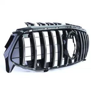Sport radiator grille black gloss chrome for Mercedes CLA X118 from 19