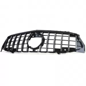 Sport radiator grille black gloss chrome for Mercedes CLA X118 from 19
