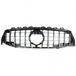 Sport radiator grille black gloss chrome for Mercedes CLA X118 from 19