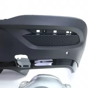 Diffusore posteriore sportivo con terminali di scarico neri adatto per Mercedes GLE Coupe C167 dal 19-image-6257623