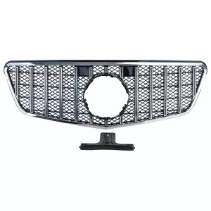 Sport grille black chrome for Mercedes E W212 S212 pre-facelift 09-13