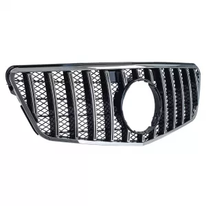 Sport grille black chrome for Mercedes E W212 S212 pre-facelift 09-13