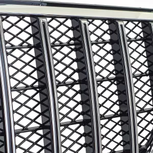 Sport grille black chrome for Mercedes E W212 S212 pre-facelift 09-13