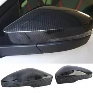 image-2-Replacement mirror cap set carbon-look for Skoda Octavia 5E 2012-2020