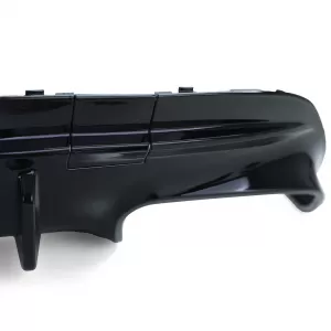 Diffusore posteriore sportivo con terminali di scarico neri adatto per Mercedes CLA C117 13-19-image-6257696