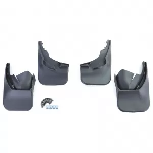 Set de apărători de noroi față și spate, negre, potrivite pentru VW Sharan 7M 04-10-image-6257710